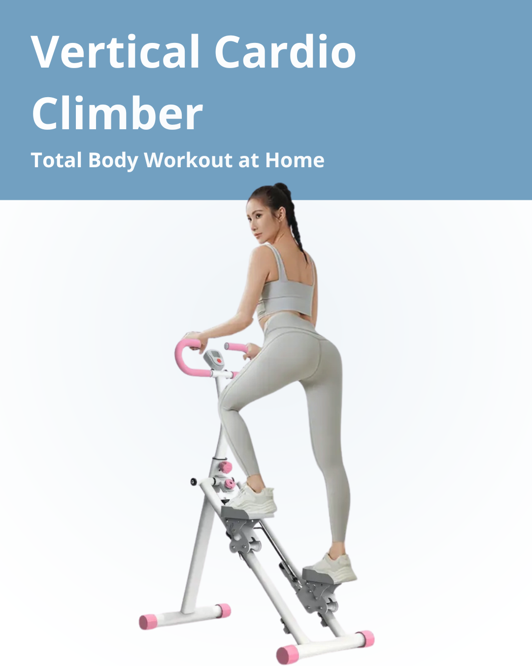 Folding Vertical Cardio Exercise Climber