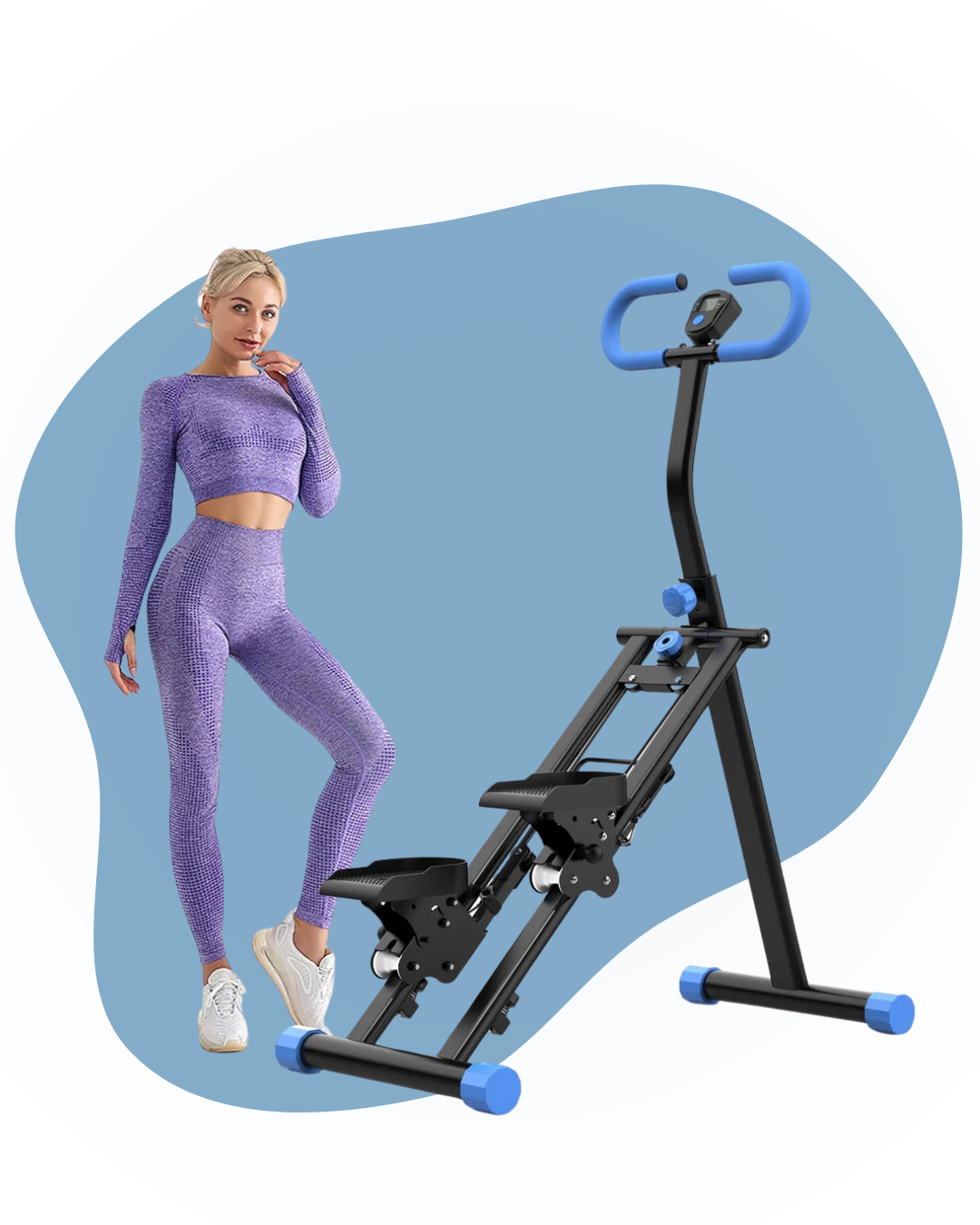 Folding Vertical Cardio Exercise Climber