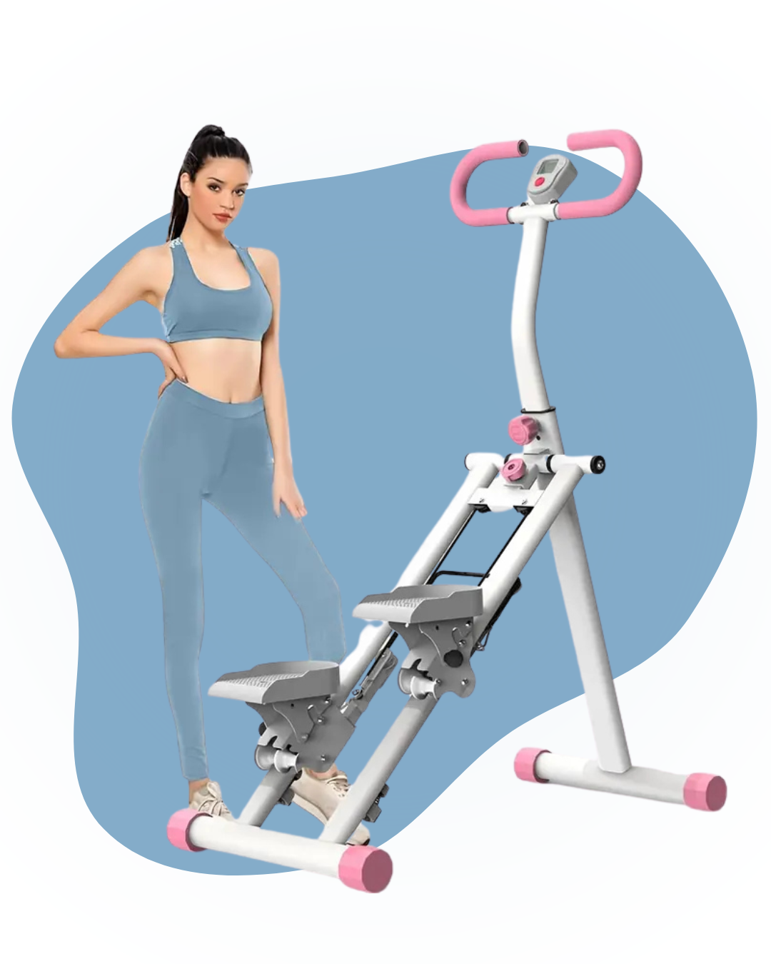 Folding Vertical Cardio Exercise Climber