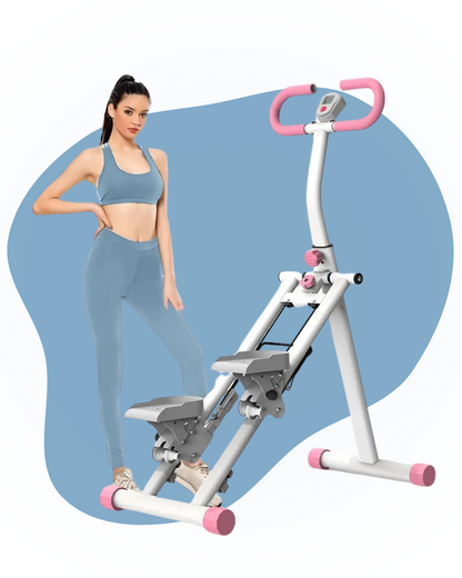 Folding Vertical Cardio Exercise Climber