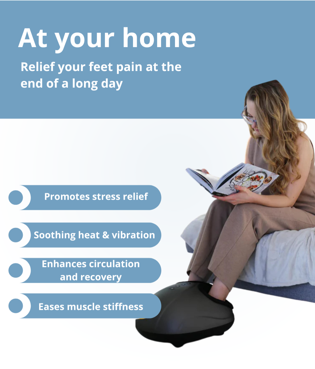 Shiatsu Foot Massager - Instant Foot Pain Relief!