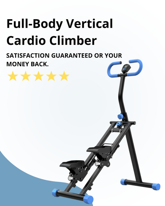 Folding Vertical Cardio Exercise Climber